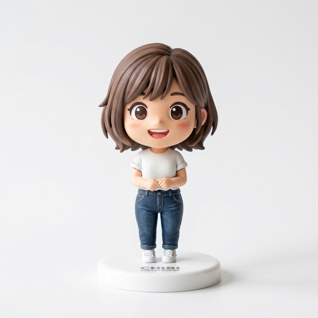 デフォルメ人物フィギュアのイメージ